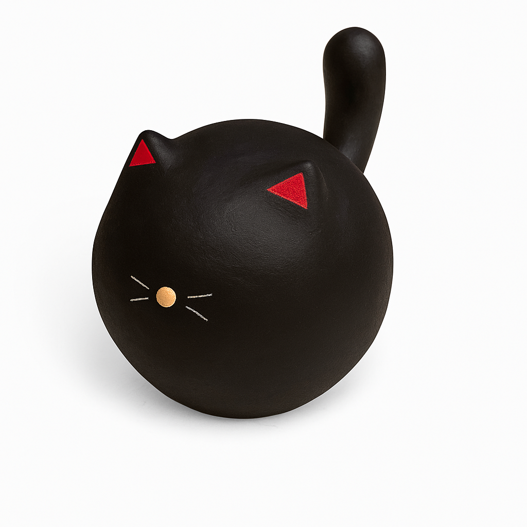 Miniature Cat Figurines Collection - 9 Adorable Handmade Porcelain Cats