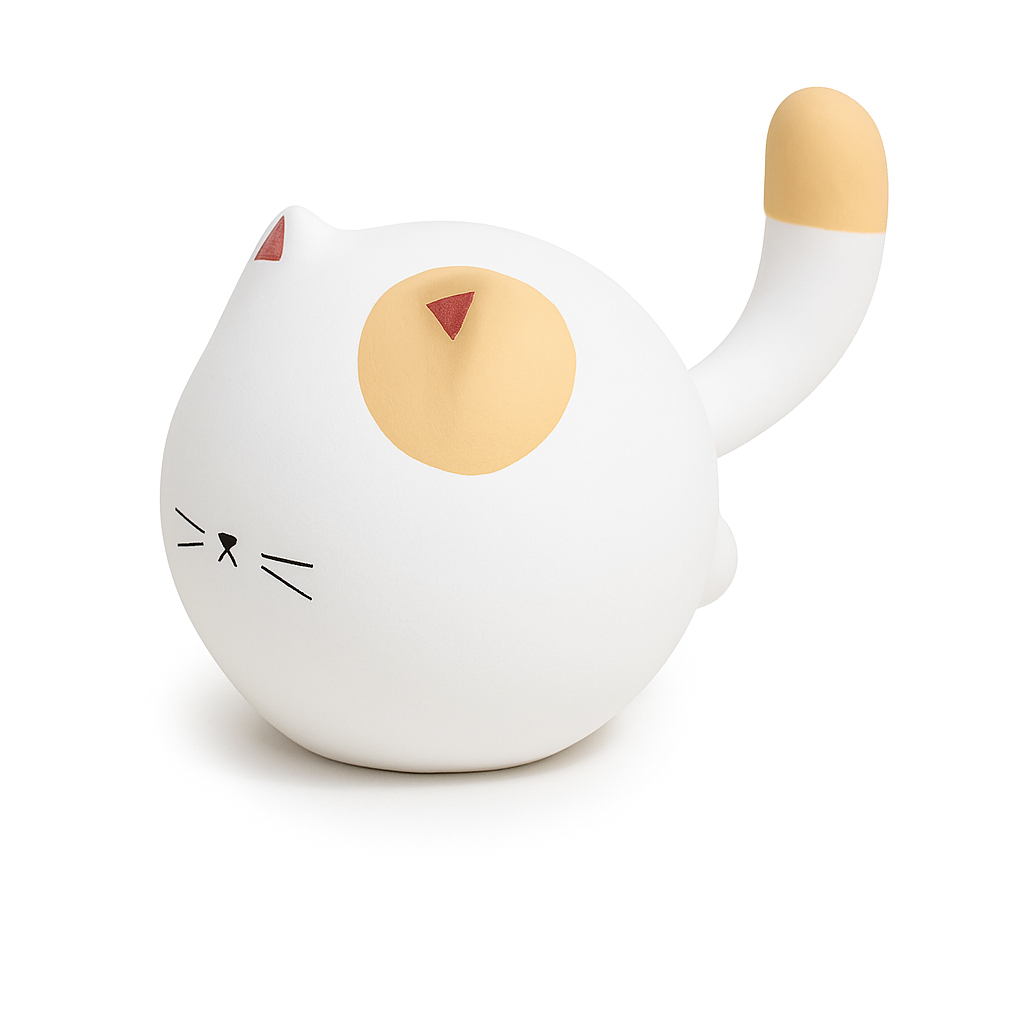 Miniature Cat Figurines Collection - 9 Adorable Handmade Porcelain Cats