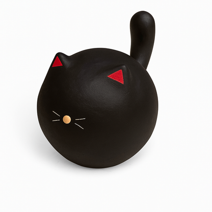 Miniature Cat Figurines Collection - 9 Adorable Handmade Porcelain Cats
